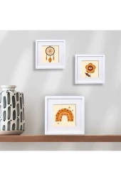 Sök Tak Kare Çerçeve 3 Lü Paket 8x8 - 2