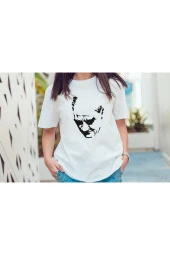 Atatürk Baskılı Beyaz Unısex T-shırt - 1
