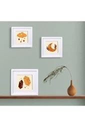 Sök Tak Kare Çerçeve 3 Lü Paket 8x8 - 3