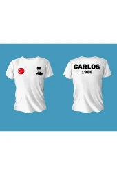 Türk Bayrağı Ve Atatürk Baskılı Unısex T-shırt - 1