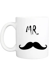 Mrs & Mr Seramik Bardak Set 2 Li Kupa - 1