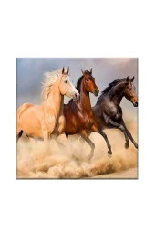 Kanvas Tablo Atlar (KARE) - 1