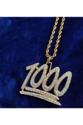 Iced Taşlı 1000 Kolye - 1