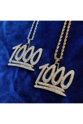 Iced Taşlı 1000 Kolye - 2