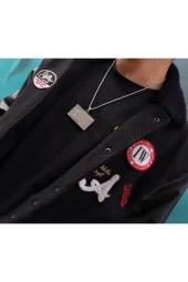 Iced Taşlı Credit Card Kolye - 1