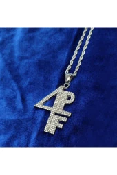 Iced Taşlı 4fp Kolye - 3