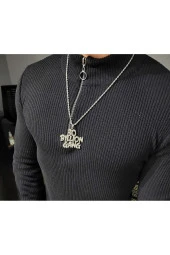 Iced Taşlı 30 Billion Gang Kolye - 1