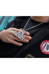 Iced Taşlı Ice Berry Kolye - 1