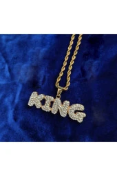 Iced Taşlı King Kolye - 2