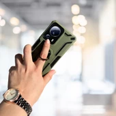 Xiaomi Mi 13 Lite Yüzüklü Standlı Tlp Tank Kılıf  (Armor Mılıtary Case) - 4