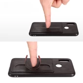 İphone 13 Tlp Kartlıklı Standlı  Lüx Deri Kılıf - 8