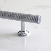 Doruk Kulp Mutfak Mobilya Dolabı Çekmece Dolap Kapak Kulpları Kulpu Kulbu Krom Renk 96 mm Metal thumbnail 5