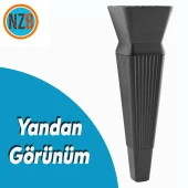 Mobilya Oturma Grubu Kanepe Sehpa TV Ünitesi Koltuk Ayağı Baza Ayakları Mat Siyah 20 cm thumbnail 4