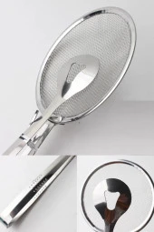 Hayal Sepeti Kızartma Maşalı Kevgir Çelik Patates Kızartma Tenceresi Yağ Süzgeçli - 2