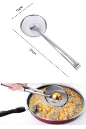 Hayal Sepeti Kızartma Maşalı Kevgir Çelik Patates Kızartma Tenceresi Yağ Süzgeçli - 4