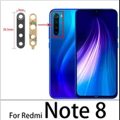 Tkgz Xiaomi Redmi NOTE 8 Arka Kamera Camı Lens Yapışkanlı - 1