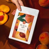 Mim and More Peach Coffee Şeftali Aromalı Kahve Çekirdek Kahve 200 Gr - 2