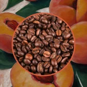 Mim and More Peach Coffee Şeftali Aromalı Kahve Çekirdek Kahve 200 Gr - 4