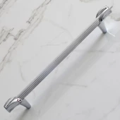 Duru 224 mm Metal Kulp Mutfak Mobilya Dolabı Çekmece Dolap Kulpları Kapak Kulbu Kulpu Krom Renk thumbnail 5