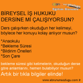AÖF İİBF Ebrunun Sözlüğü Bireysel İş Hukuku E- Sözlük - 2