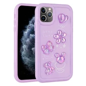 Apple iPhone 11 Pro Max Kılıf Kabartma Figürlü Parlak Toys Silikon Kapak - 4