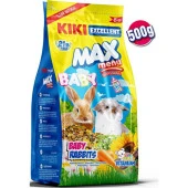 Kıkı Excellent Kemirgen Max Menu Baby Rabbits Yavru Tavşan Yemi 500 Gr. KG303 - 1