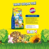 Kıkı Excellent Kemirgen Max Menu Baby Rabbits Yavru Tavşan Yemi 500 Gr. KG303 - 2