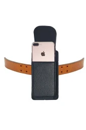 Kemere Takılan Telefon Kılıfı Dik Bel Kemer Kılıfları Kapaklı Mıknatıslı 16.2 X 8 Cm thumbnail 1