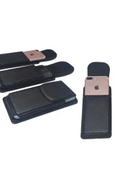 Kemere Takılan Telefon Kılıfı Dik Bel Kemer Kılıfı Kapaklı Mıknatıslı 17.2 X 8.3 Cm - 5