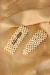 Incili Çıt Çıt Toka 2li - 3