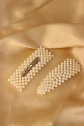 Incili Çıt Çıt Toka 2li - 4