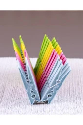 Plastik Karışık Renkli Mandal Plastik Renkli Mandal. - 1