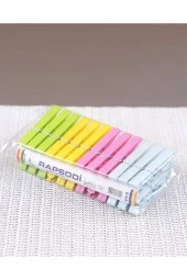 Plastik Karışık Renkli Mandal Plastik Renkli Mandal. - 2