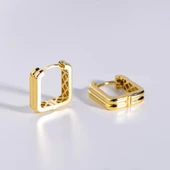 14 Ayar İtalyan Altın Küpe 3,9 gr - 1