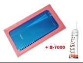 Tkgz Honor 10 Arka Pil Batarya Kapağı (CAM+B-7000) MAVİ - 1