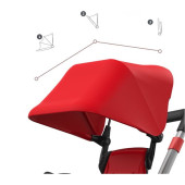 Maxi Taxi Trike Plus F3 Ebeveyn Kontrollü Katlanabilir Bisiklet Kırmızı - 7