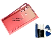 Tkgz Samsung Galaxy A9 A920 2018 FULL ORJ KASA Arka Pil Batarya Kapağı (TAMİR SETİ) PEMBE - 1