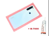 Tkgz Xiaomi Redmi NOTE 8 Arka Kapak Batarya Kapağı (LENSLİ CAM) (B-7000) BEYAZ - 1