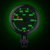 KRAKEN Gösterge Basınç Ölçer Kapsül TECH 63mm. PVD Nickel - 3