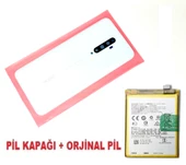 Tkgz Oppo Reno 2Z Arka Pil Batarya Kapağı + PİL (CAM) BEYAZ - 1