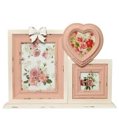 M'art Home Romantik Çerçeve - Pembe Beyaz - 1