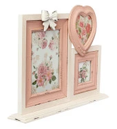 M'art Home Romantik Çerçeve - Pembe Beyaz - 2