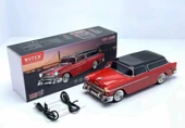 Torima WS-1955 Klasik Araba Usb-Tf-Fm Radyo Bluetooth Hoparlör Kırmızı - 2