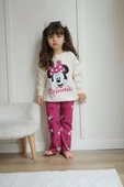 KIZ ÇOCUK 2 İPLİK MİNNİE VE DUFFY DUCK DESENLİ İSPANYOL PAÇA TAKIM - 10