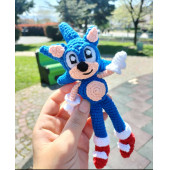 Amigurumi Sonic minik süper Sonic oyuncak dukakidstoys - 2
