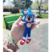 Amigurumi Sonic minik süper Sonic oyuncak dukakidstoys - 3