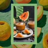 Mim and More Melon Coffee Kavun Aromalı Kahve Çekirdek Kahve 200 Gr thumbnail 3