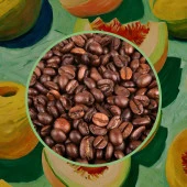 Mim and More Melon Coffee Kavun Aromalı Kahve Çekirdek Kahve 200 Gr thumbnail 4