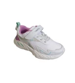 KİNETİX Kız Çocuk Siyah Beyaz Çırtlı Comfort Rahat Taban Sneaker Spor Ayakkabı - 3