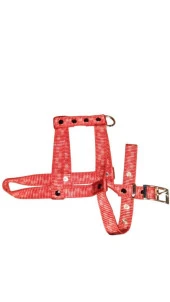 Lovely Ayarlanır Köpek Göğüs Tasması 2cm 5-17 Kg Aralığındaki Köpeklere KIRMIZI - 1